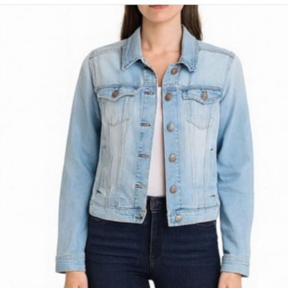 Social Standard Sanctuary Jean Jacket Womens Small Light Wash Classic Stretch